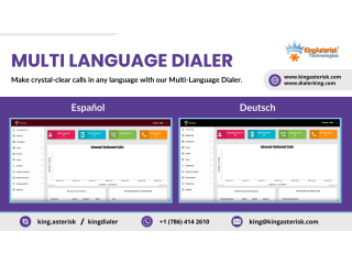 Multi Language Dialer Software services!