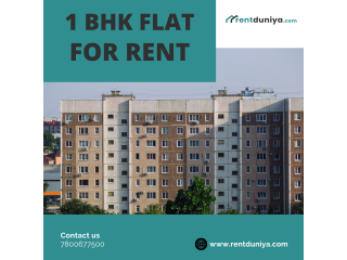 1 BHK Flat for Rent Affordable & Convenient Living