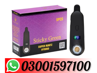 Sticky Green THCA Disposable 0.5G In karachi - 03001597100