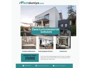 3 BHK Flats for Rent in Gurgaon Designed for Family Comfort