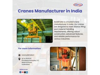 Cranes Manufacturer in India