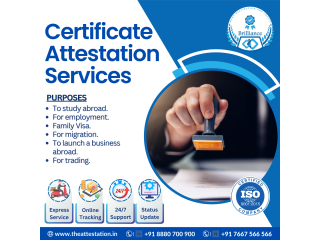 Certificate Attestation services in India