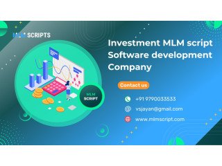 Unilevel Investment MLM Script Software development company