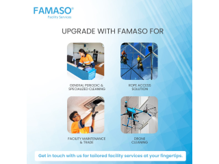 Drone building cleaning |famaso
