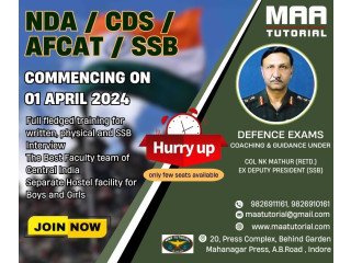 Best NDA Coaching in Indore,  Best Defence Academy