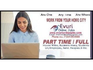 Part Time Home Based Online Data Entry Jobs