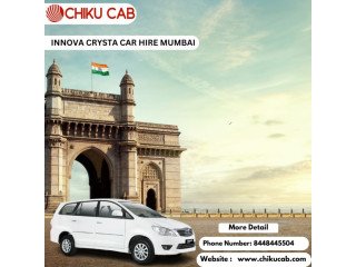 Luxury Travel Made Easy - Innova Crysta car hire  Mumbai