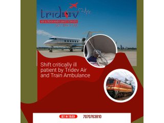 Tridev Air Ambulance in Patna Is Available In Your Needful Condition