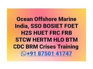 FRC FRB HLO HERTM HDA BOSIET Basic Offshore Safety Induction & Emergency Training India