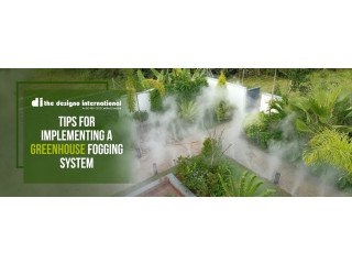 Fog cooling system in greenhouse- The Designo international