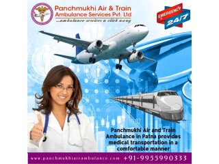 Use High Tech Air and Train Ambulance Services in Hosur By Panchmukhi