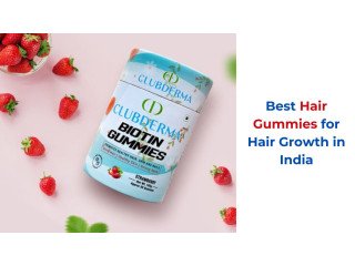 Best Hair Gummies for Hair Growth in India - Club Derma
