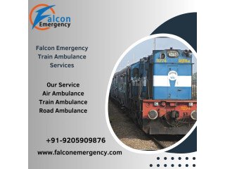 Choose FALC Emergency Train Ambulance Services in Raipur to relocate in total Safety