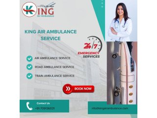 King Train Ambulance in Jabalpur provides the necessary equipment for better patient care
