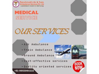 Panchmukhi Train Ambulance in Guwahati provides all necessary medical assistance