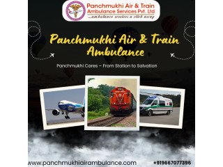 For patient relocation, Panchmukhi Train Ambulance Services in Guwahati is the best option