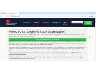 FOR ITALIAN CITIZENS - TURKEY Government of Turkey Immigration Office eVisa Online