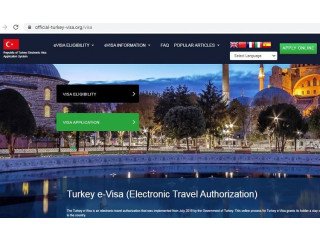 TURKEY  Official Government Immigration Visa Application Online  Korean Citizens - Seoul