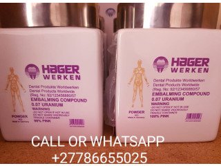 Hager werken embalming powder white, price for white embalming powder +27786655038