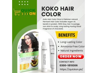 KoKo Hair Color Price in Rawalpindi, Punjab Ammonia-Free Permanent Hair Dye 03001819306