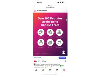 Ascension Peptides Discount on 100+ Peptides - 99%+ Purity -OK