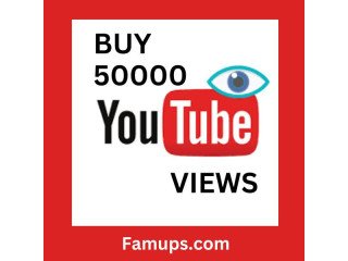 Buy 50000 YouTube Views For Channel Boost