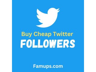 Buy Cheap Twitter Followers From Famups