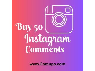 Buy 50 Instagram Comments For Increase Engagement