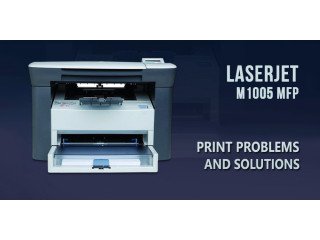 How Do I Fix the Print Quality Issue with My HP LaserJet M1005 MFP Printer?