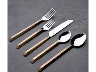 Indulge in luxurious dining: discover inox's gold flatware collection