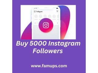 Buy 5000 Instagram Followers To Boost Your Profile