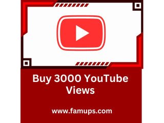 Buy 3000 YouTube Views And Go Viral