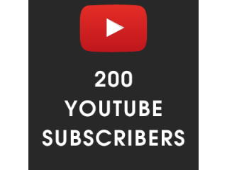 Buy 200 YouTube Subscribers at Cheap Price