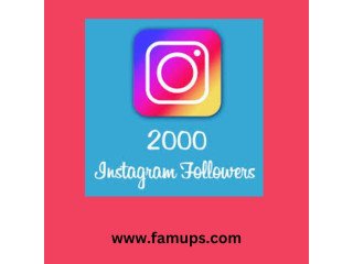 Buy 2000 Instagram Followers For Insta Profile