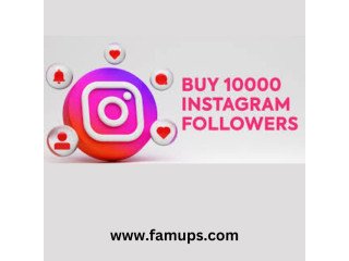 Buy 10k Instagram followers Package from Famups