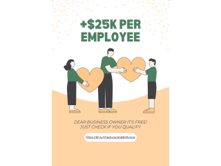 Free for owners: Get +$25k per employee