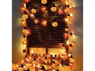 Led Autumn Decorations Fairy Lights Halloween 1.5M.