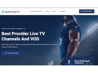 Apollo Group TV High-Quality IPTV Service 2025...