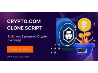 Hivelance offer Crypto com clone script as white-label solutions